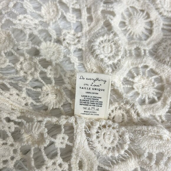 Do Everything In Love Cream Duster Kimono Cardigan One Size Boho Beach Fairy - Picture 10 of 12